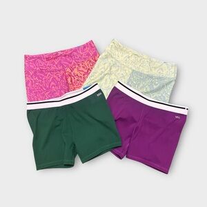 4pk NWT DSG 3" Compression Performance Shorts Bundle - Girls/Youth Size Large)